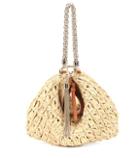 Burberry Callie Raffia Clutch