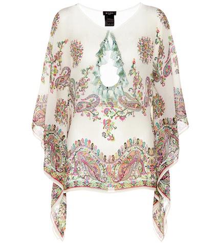 Altuzarra Printed Silk Top