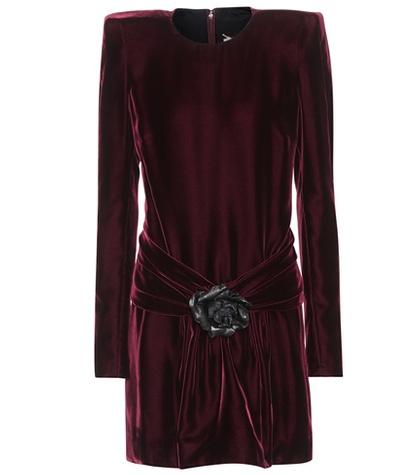 Simone Rocha Embellished Velvet Dress