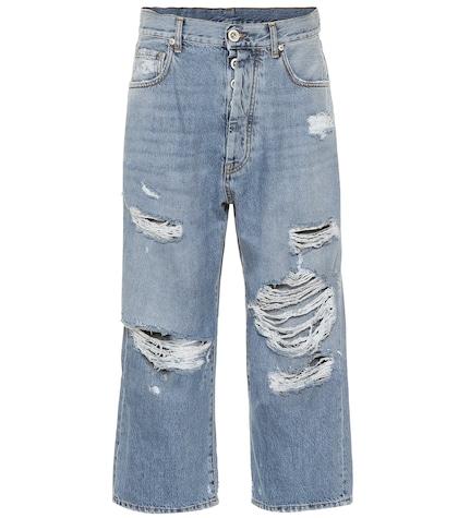 Unravel Cropped High-rise Straight Jeans