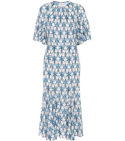 Church's Floral-printed Silk Dress