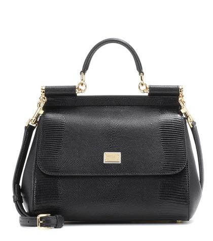 Bottega Veneta Sicily Embossed Leather Shoulder Bag