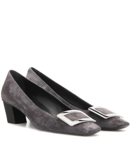 Etro Décolleté Belle Vivier Suede Pumps