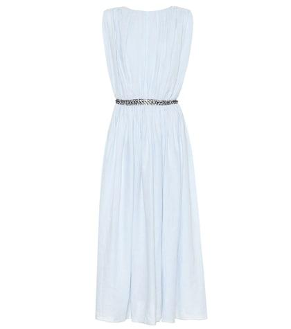 Gabriela Hearst Cristina Linen Midi Dress