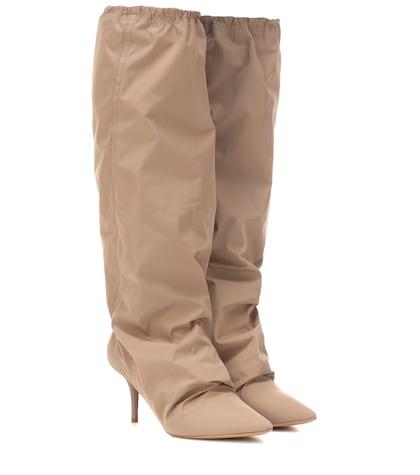 J Brand Nylon Knee-high Boots (season 8)