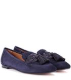 Aquazzura Legend Suede Loafers