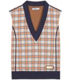 Valentino Checked Sweater Vest