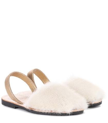 Del Rio London Exclusive To Mytheresa.com – Classic Fur Sandals