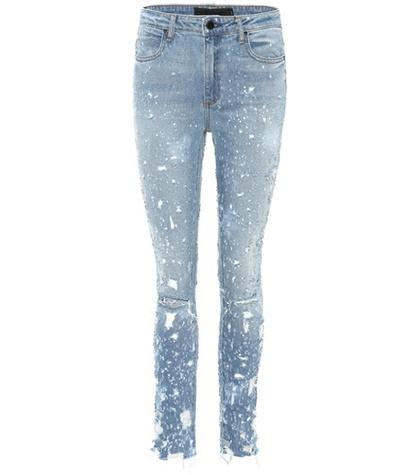 Alexander Wang Whiplash High-waisted Jeans