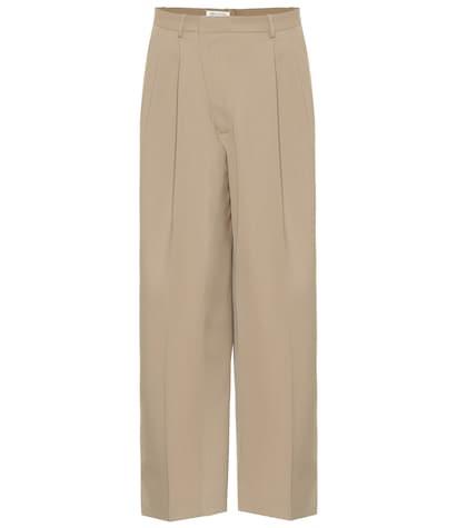 Maison Margiela Wool-blend Wide-leg Pants