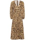 Zimmermann Veneto Leopard-print Linen Dress
