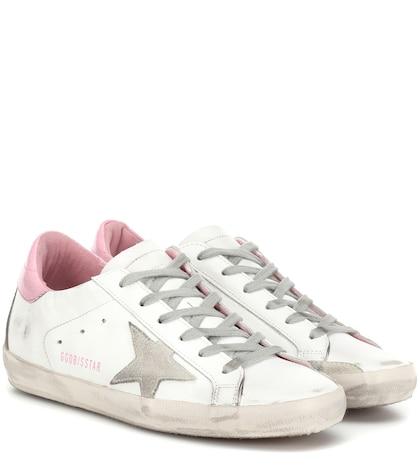 Fendi Kids Superstar Leather Sneakers