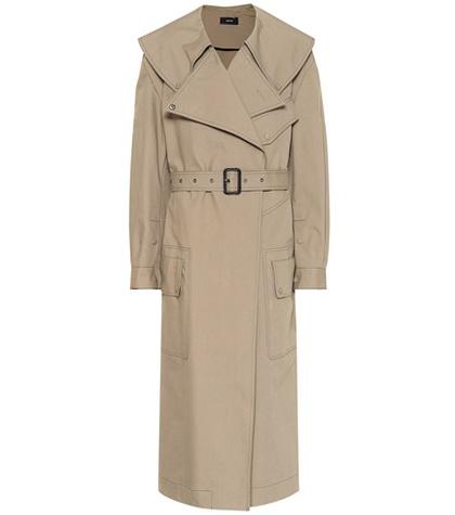 Salvatore Ferragamo Damon Oversized Trench Coat