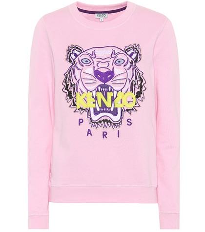 Kenzo Tiger Logo Cotton Sweatshirt