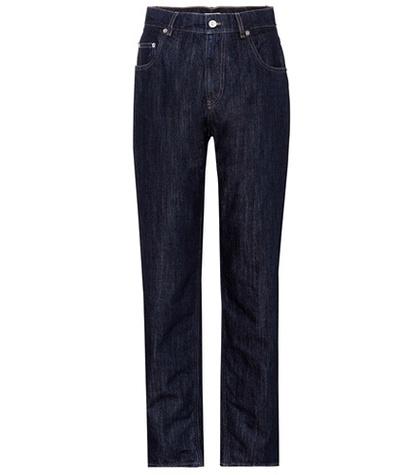 Miu Miu Embellished High-rise Jeans