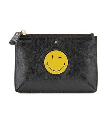 Anya Hindmarch Loose Pocket Small Printed Leather Pouch
