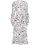 Co Floral-printed Silk Dress