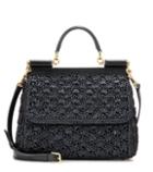 Bottega Veneta Sicily Small Raffia Shoulder Bag