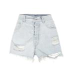 Unravel High-rise Denim Shorts