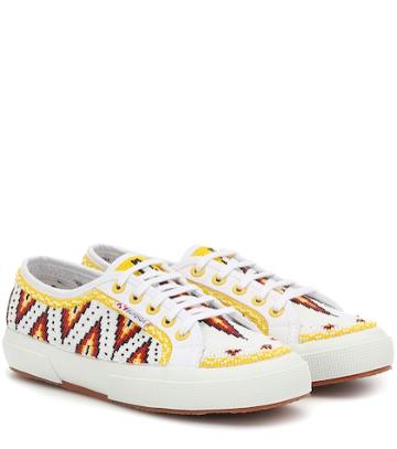 Camilla X Superga® Beaded Sneakers