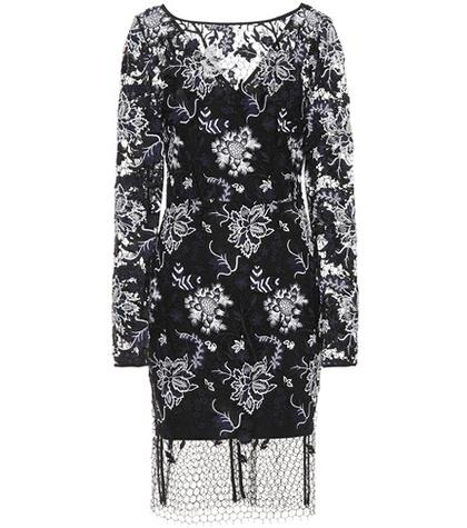 Diane Von Furstenberg Embroidered Lace Dress