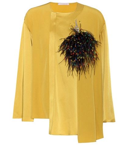 Christopher Kane Charm-embellished Blouse