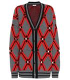 Valentino Garavani Embellished Virgin Wool Cardigan