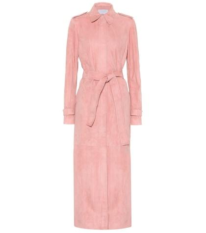 Gabriela Hearst Ruflo Suede Trench Coat