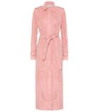 Gabriela Hearst Ruflo Suede Trench Coat