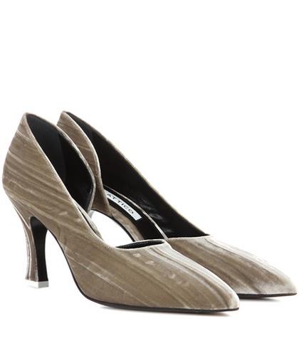 Attico Stella Velvet Pumps