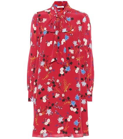 Erdem Gwendoline Printed Silk Dress