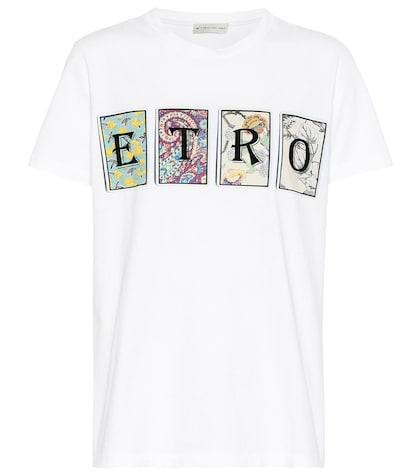 Etro Logo Cotton T-shirt