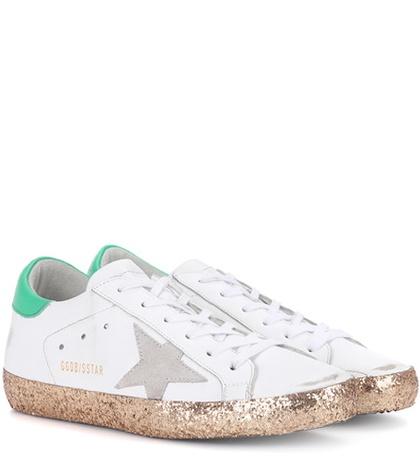 Tory Burch Superstar Leather Sneakers