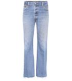 Re/done Lea High-waisted Cropped Jeans