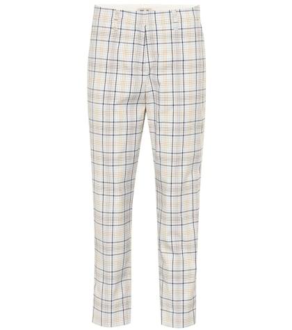 Baum Und Pferdgarten Nelma Checked Cotton-blend Pants
