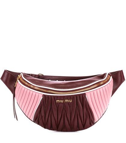 Miu Miu Leather Belt Bag