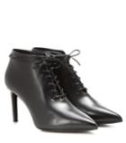 Saint Laurent Paris 80 Leather Ankle Boots