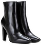 Saint Laurent Lily 95 Leather Ankle Boots