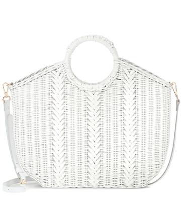 Aquazzura Amyris Mini Wicker Tote