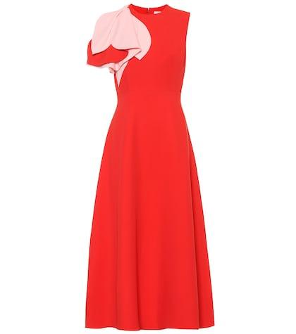 Delpozo Crêpe Midi Dress