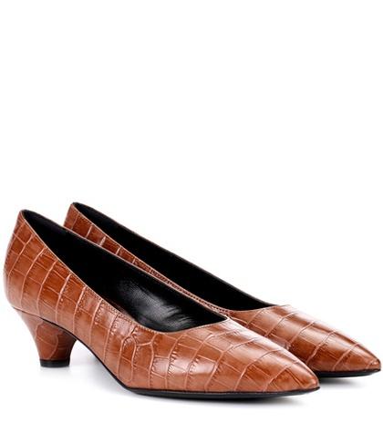 Diane Von Furstenberg Exclusive To Mytheresa.com – Embossed Leather Pumps