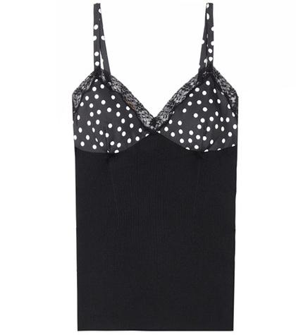 Dolce & Gabbana Polka-dot Silk Camisole