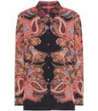 Oscar De La Renta Printed Silk Shirt