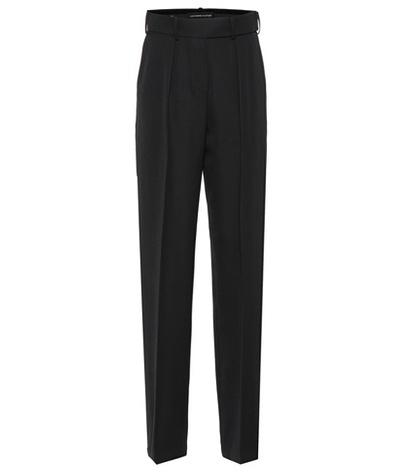 Alexandre Vauthier Wool Wide-leg Pants