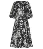 Co Floral Jacquard Dress