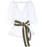Johanna Ortiz Anguila Stretch-cotton Blouse