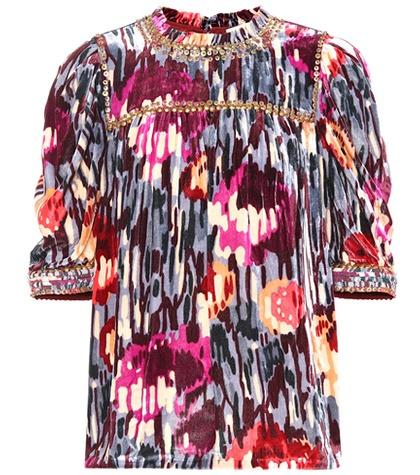 Ulla Johnson Jive Embellished Silk-blend Top
