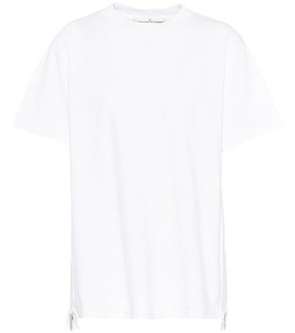 Golden Goose Deluxe Brand Zipper Cotton T-shirt