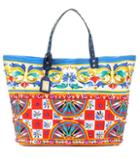 Dolce & Gabbana Beatrice Printed Canvas Shopper