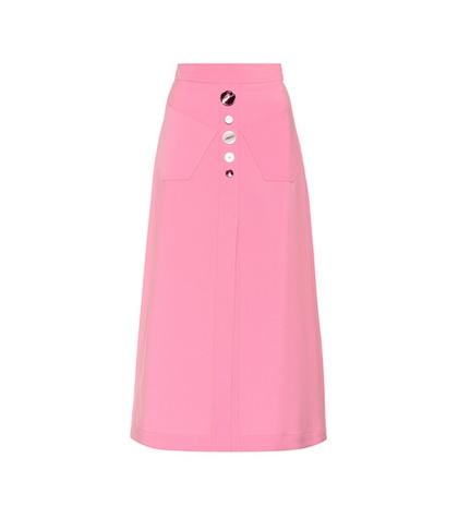 Ellery Aggie Buttoned Midi Skirt